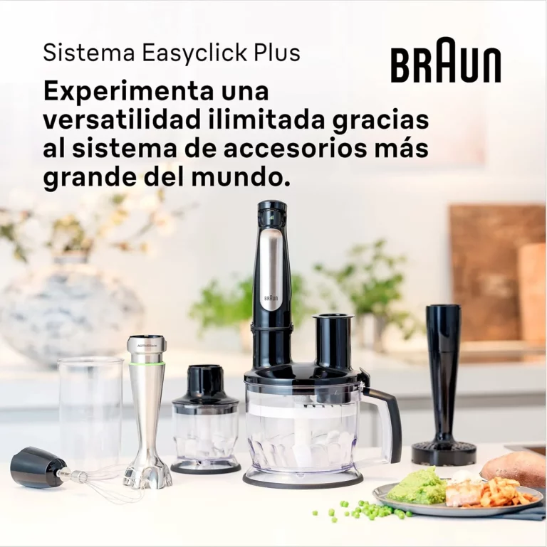 Batidora de mano Braun MultiQuick 7 de 1000 W con picadora