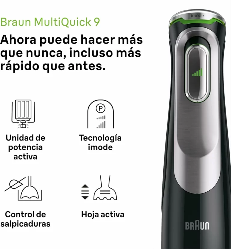 Batidora de mano Braun MultiQuick 9 con jarra