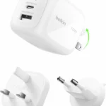 Belkin BoostCharge Pro cargador USB-C GaN 70 W de 3 puertos