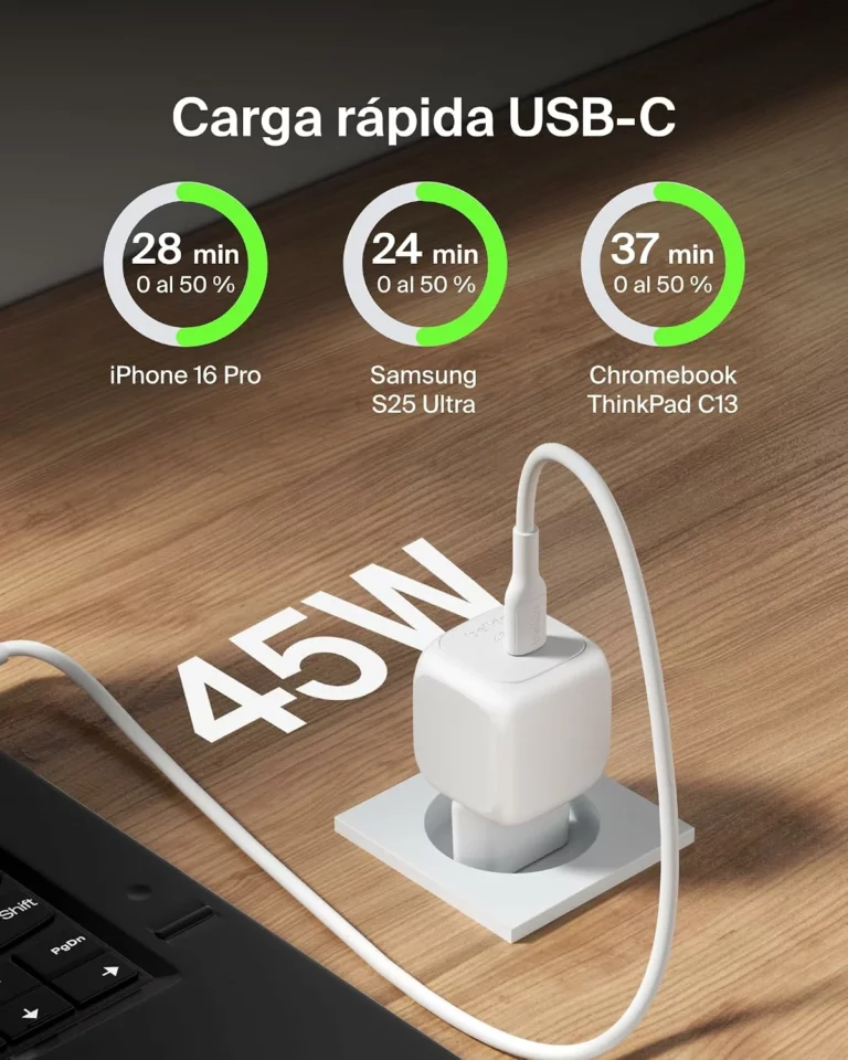 Belkin cargador rápido USB-C 45 W
