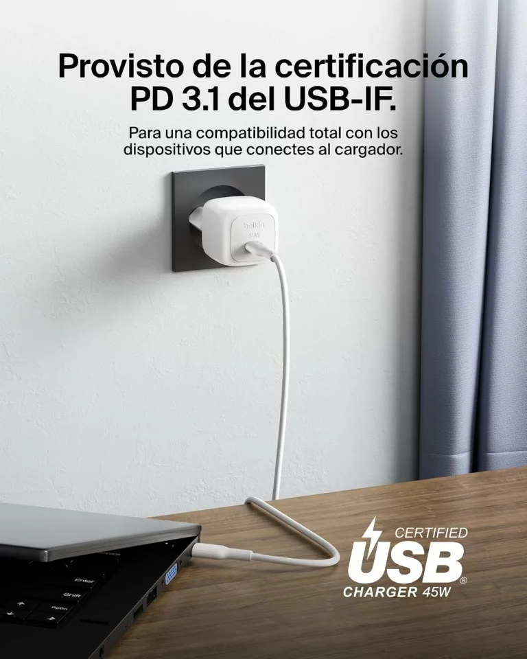 Belkin cargador rápido USB-C 45 W