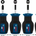 Bosch Set de destornilladores cortos PRO PH/SL, 5 unidades