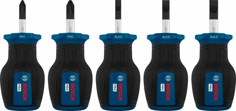 Bosch Set de destornilladores cortos PRO PH/SL, 5 unidades