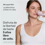 Braun Silk·expert Mini PL1112, depiladora de luz pulsada rosa