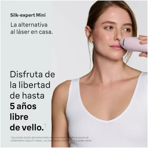 Braun Silk·expert Mini PL1112, depiladora de luz pulsada rosa