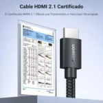 Cable HDMI 2.1 UGREEN 8K 48Gbps de 2 metros
