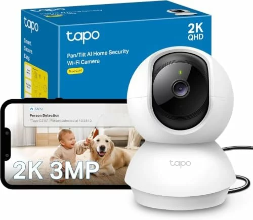 Cámara de vigilancia Tapo C210 2K WiFi 360º