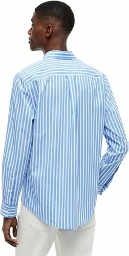 Camisa Tommy Hilfiger Flex Poplin Seasonal Stripe para hombre