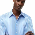 Camisa Tommy Hilfiger Flex Poplin Seasonal Stripe para hombre