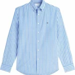 Camisa Tommy Hilfiger Flex Poplin Seasonal Stripe para hombre