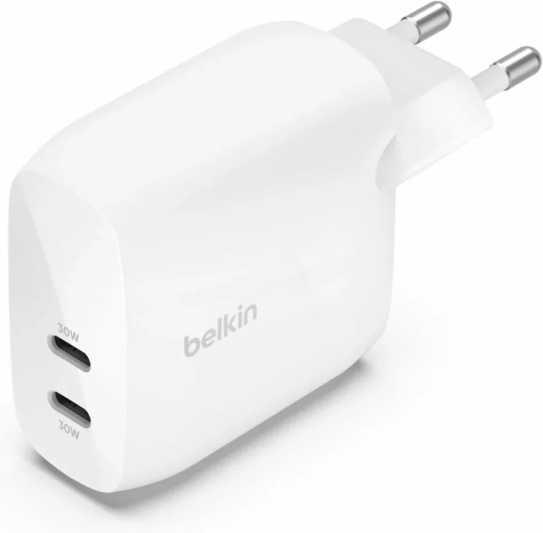 Cargador Belkin BoostCharge doble USB-C 60 W