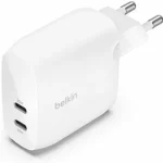 Cargador Belkin BoostCharge doble USB-C 60 W