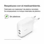 Cargador Belkin BoostCharge doble USB-C 60 W