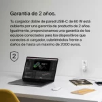 Cargador Belkin BoostCharge doble USB-C 60 W