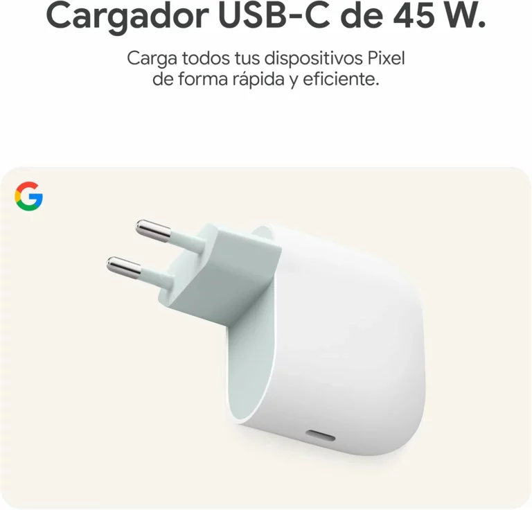 Cargador USB-C Google 45 W de carga rápida