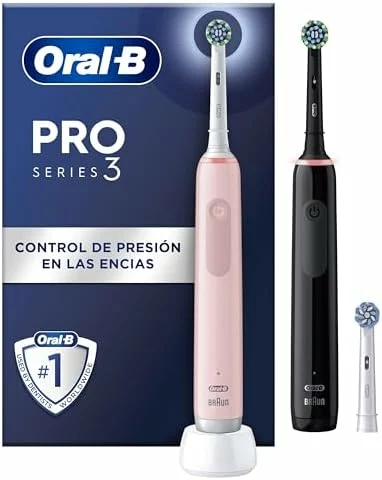 Cepillos de dientes eléctricos Oral-B Pro 3 3900N pack de 2