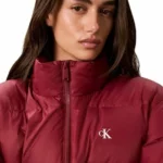 Chaqueta acolchada Calvin Klein Essential Mw roja para mujer LV047H500G
