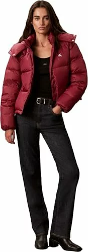 Chaqueta acolchada Calvin Klein Essential Mw roja para mujer LV047H500G