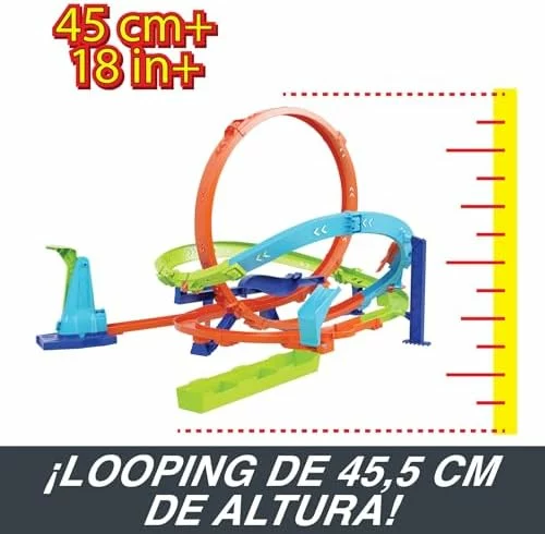 Circuito Hot Wheels Action Desafío Vueltas de Ciclón con coche