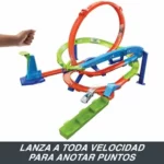 Circuito Hot Wheels Action Desafío Vueltas de Ciclón con coche