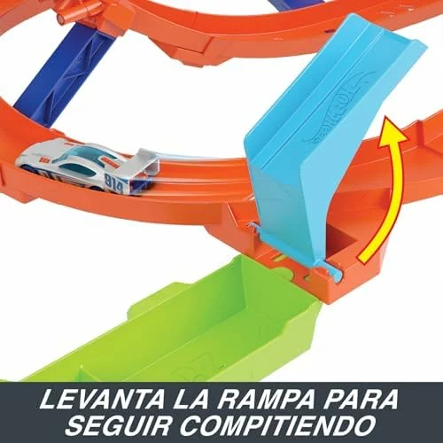 Circuito Hot Wheels Action Desafío Vueltas de Ciclón con coche