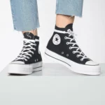 Converse Chuck Taylor All Star Lift Hi zapatillas de mujer negras