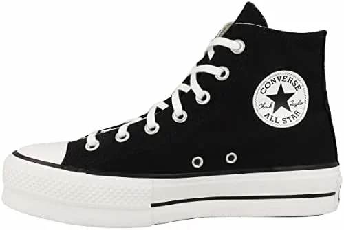 Converse Chuck Taylor All Star Lift Hi zapatillas de mujer negras