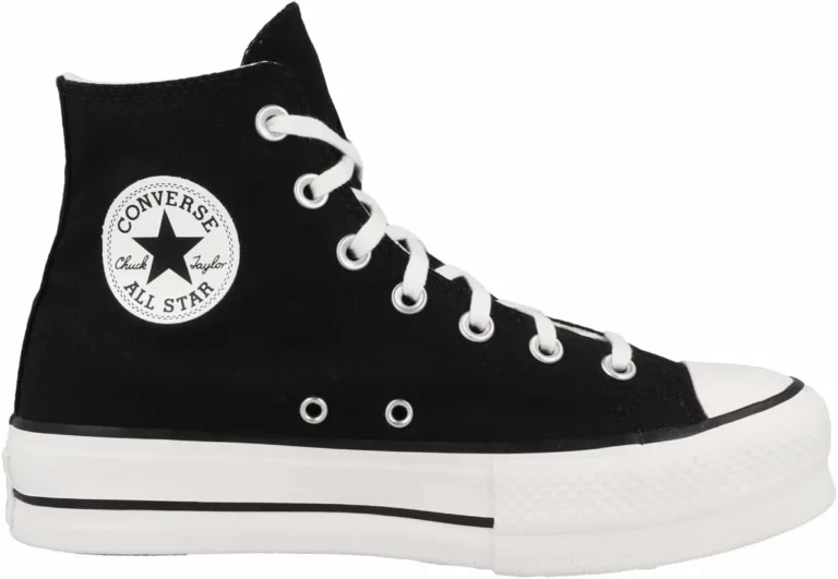 Converse Chuck Taylor All Star Lift Hi zapatillas de mujer negras