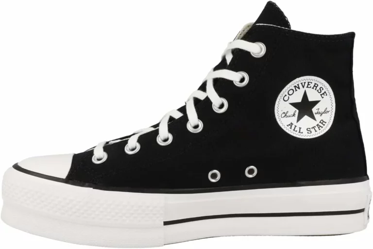 Converse Chuck Taylor All Star Lift Hi zapatillas de mujer negras