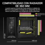 Corsair 3200D RS caja semitorre para PC negra