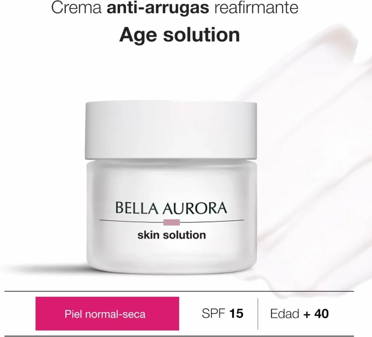 Crema antiarrugas BELLA AURORA Skin Solution Age piel seca SPF15 50 ml