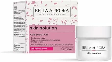 Crema antiarrugas BELLA AURORA Skin Solution Age piel seca SPF15 50 ml
