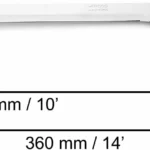 Cuchillo jamonero Arcos Latina 250 mm de acero inoxidable