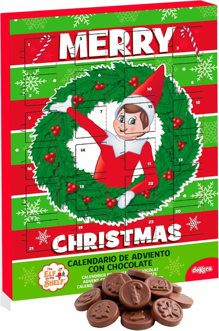 Dekora Calendario de Adviento de Chocolate para Niños Elfo Travieso 50 g