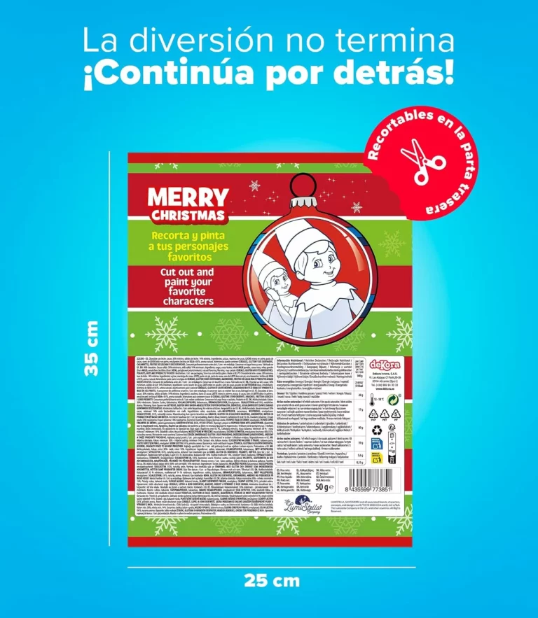 Dekora Calendario de Adviento de Chocolate para Niños Elfo Travieso 50 g
