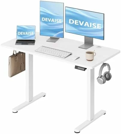 DEVAISE escritorio elevable 120×60
