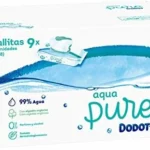 Dodot Aqua Pure toallitas bebé 9 paquetes, 432 unidades