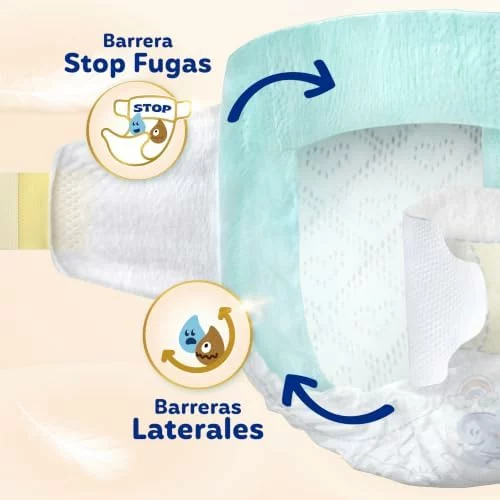 Dodot Sensitive Talla 1, pack 224 pañales con 40 toallitas
