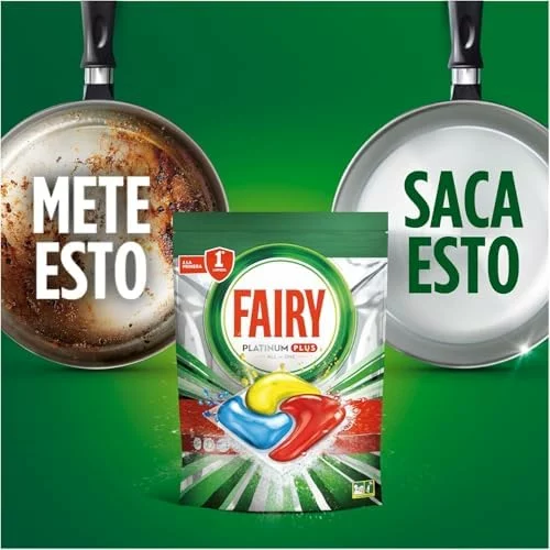 Fairy Platinum Plus cápsulas para lavavajillas limón 6×19