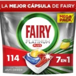 Fairy Platinum Plus cápsulas para lavavajillas limón 6x19