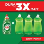 Fairy Ultra Poder Original lavavajillas líquido pack de 4 x 900 ml