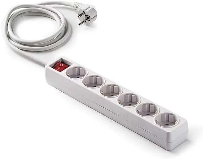 Famatel regleta Ecosockets 6 tomas 5 m