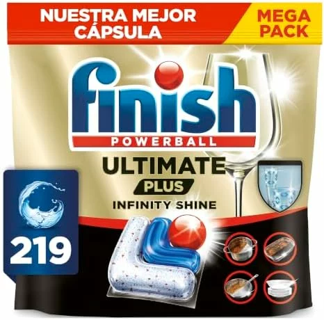 Finish Ultimate Plus Infinity Shine 146 pastillas para lavavajillas