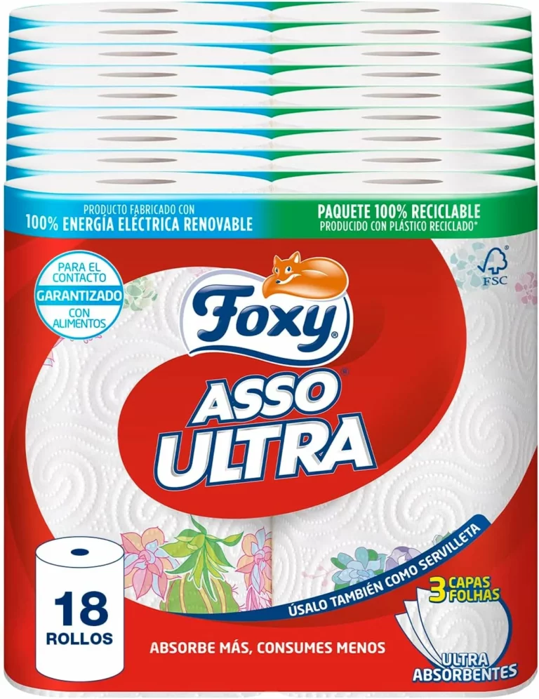 Foxy Asso Ultra papel de cocina 18 rollos