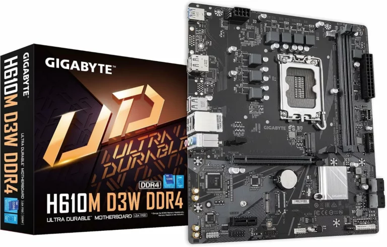 Gigabyte H610M D3W DDR4 placa base Intel