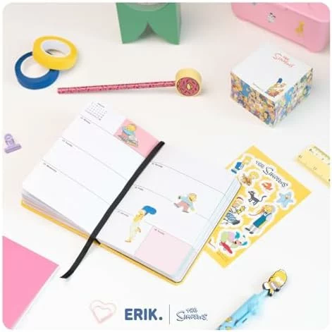 Grupo Erik Agenda escolar pequeña Simpson 2026-2027