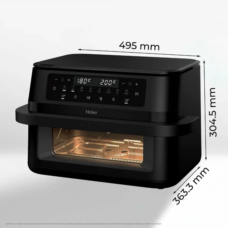 Haier Freidora de Aire Flexi 11L con divisor y ventana