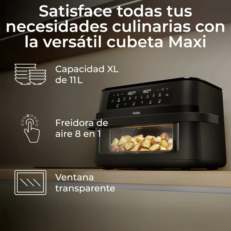Haier Freidora de Aire Flexi 11L con divisor y ventana