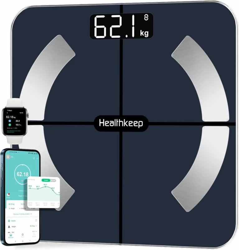 Healthkeep báscula de baño inteligente Bluetooth con 13 mediciones