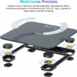 Healthkeep báscula de baño inteligente Bluetooth con 13 mediciones